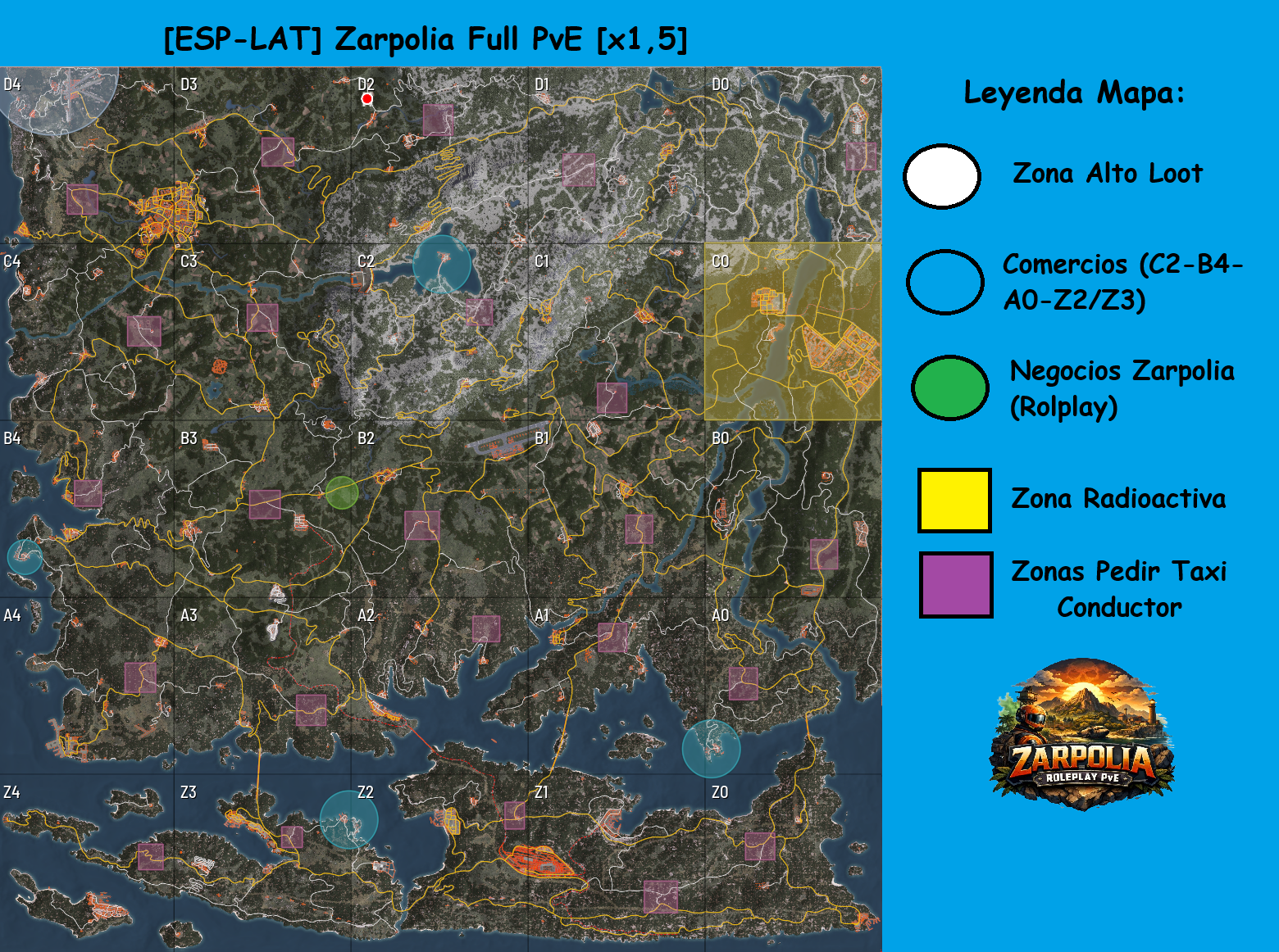 Mapa Oficial de Zarpolia